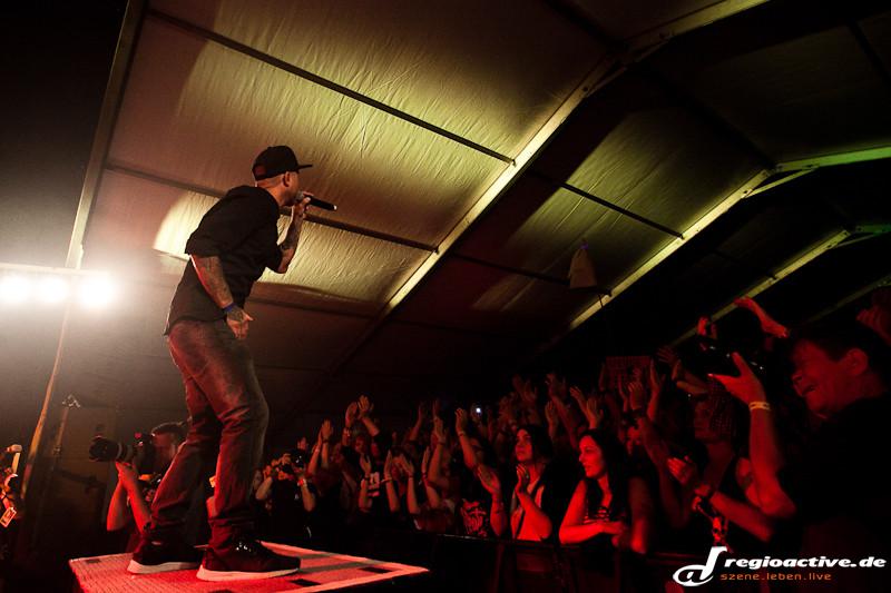 Chakuza (live beim Mini-Rock-Festival in Horb, 2015)